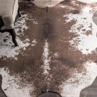 Halina Faux Cowhide Rug