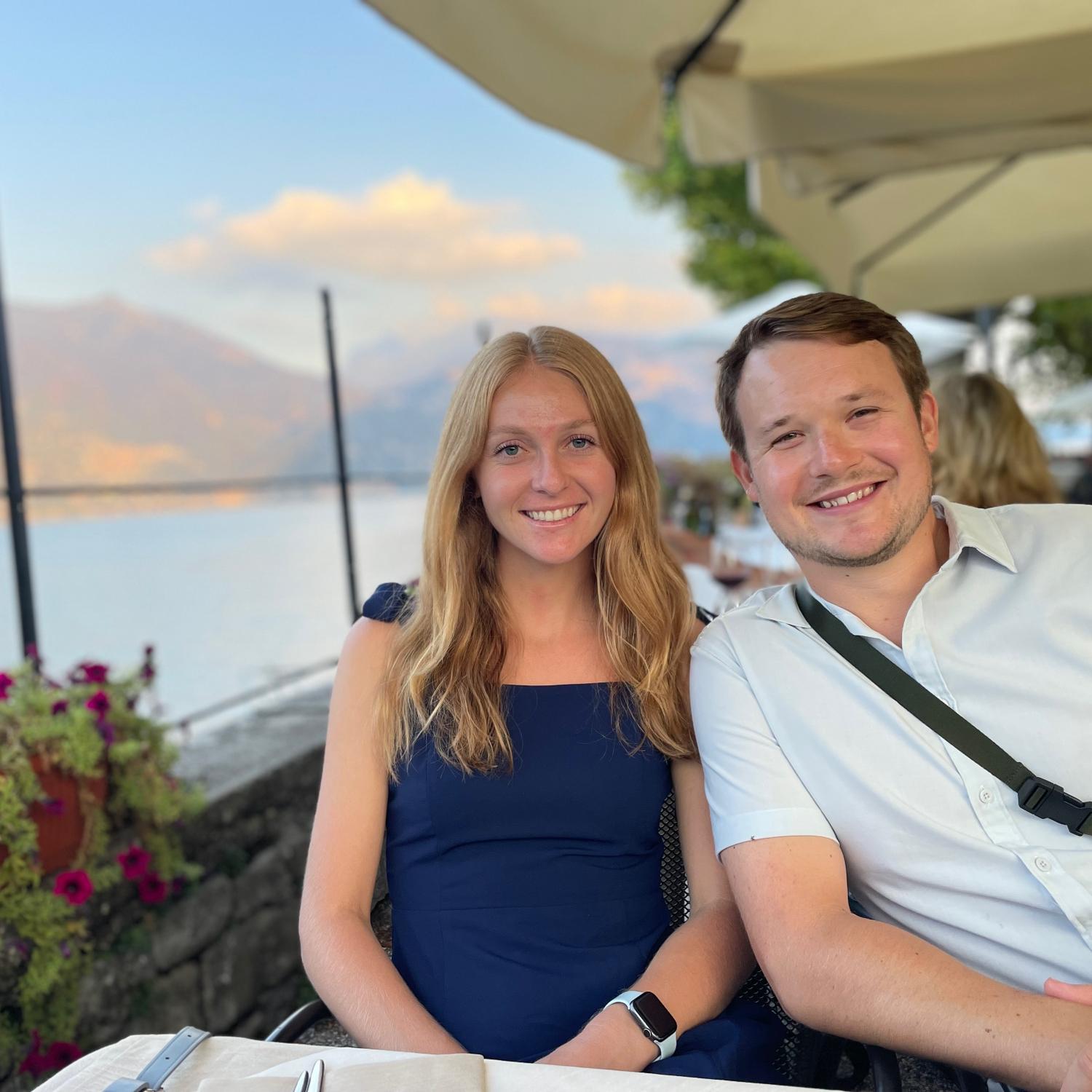 Dinner by Lake Como in Italy September 2022