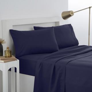 Easy Living Solid 4-Piece Sheet Set