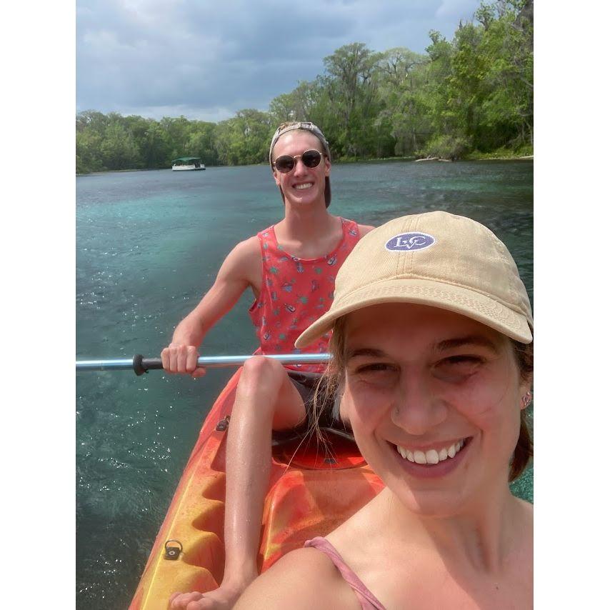 On our way back home, we stopped to kayak at Silver Springs and saw lots of wildlife including turtles, gators, monkeys, and manatees