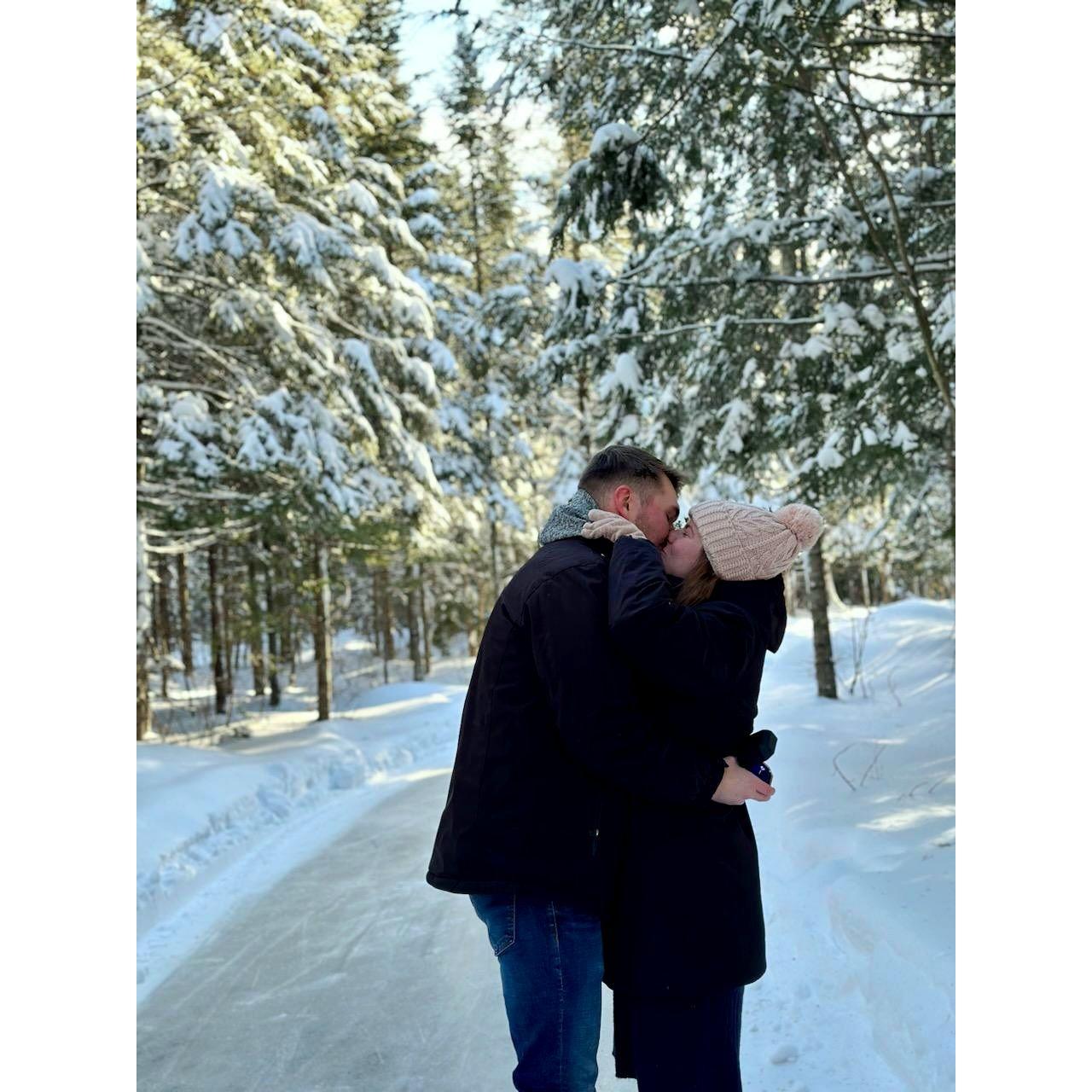 Haley said yes!