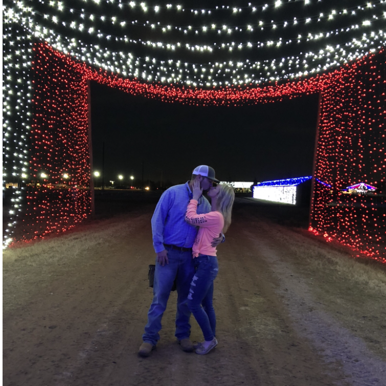 No mistletoe toe needed. Houston, TX