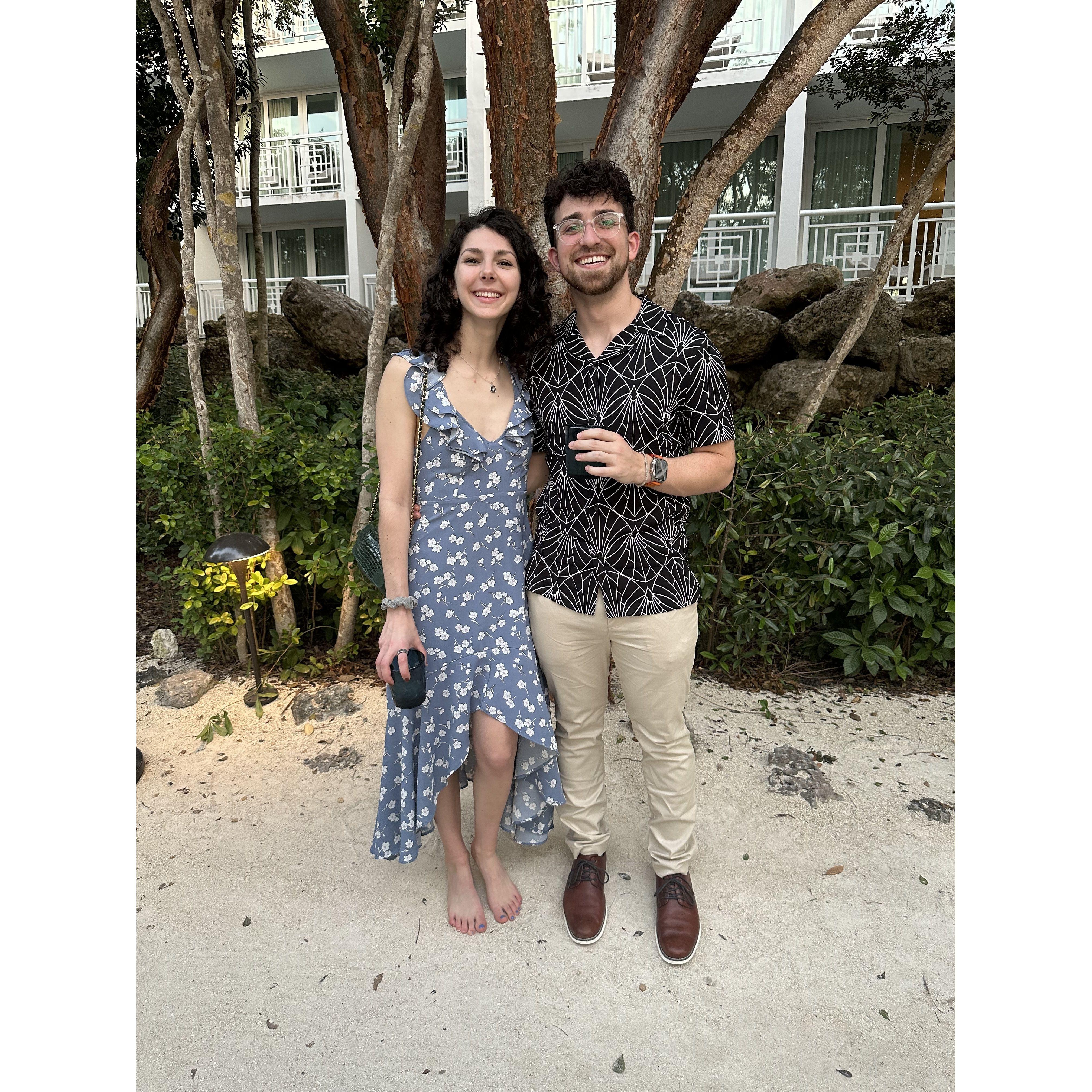 February 2024 - one of many wedding adventures!