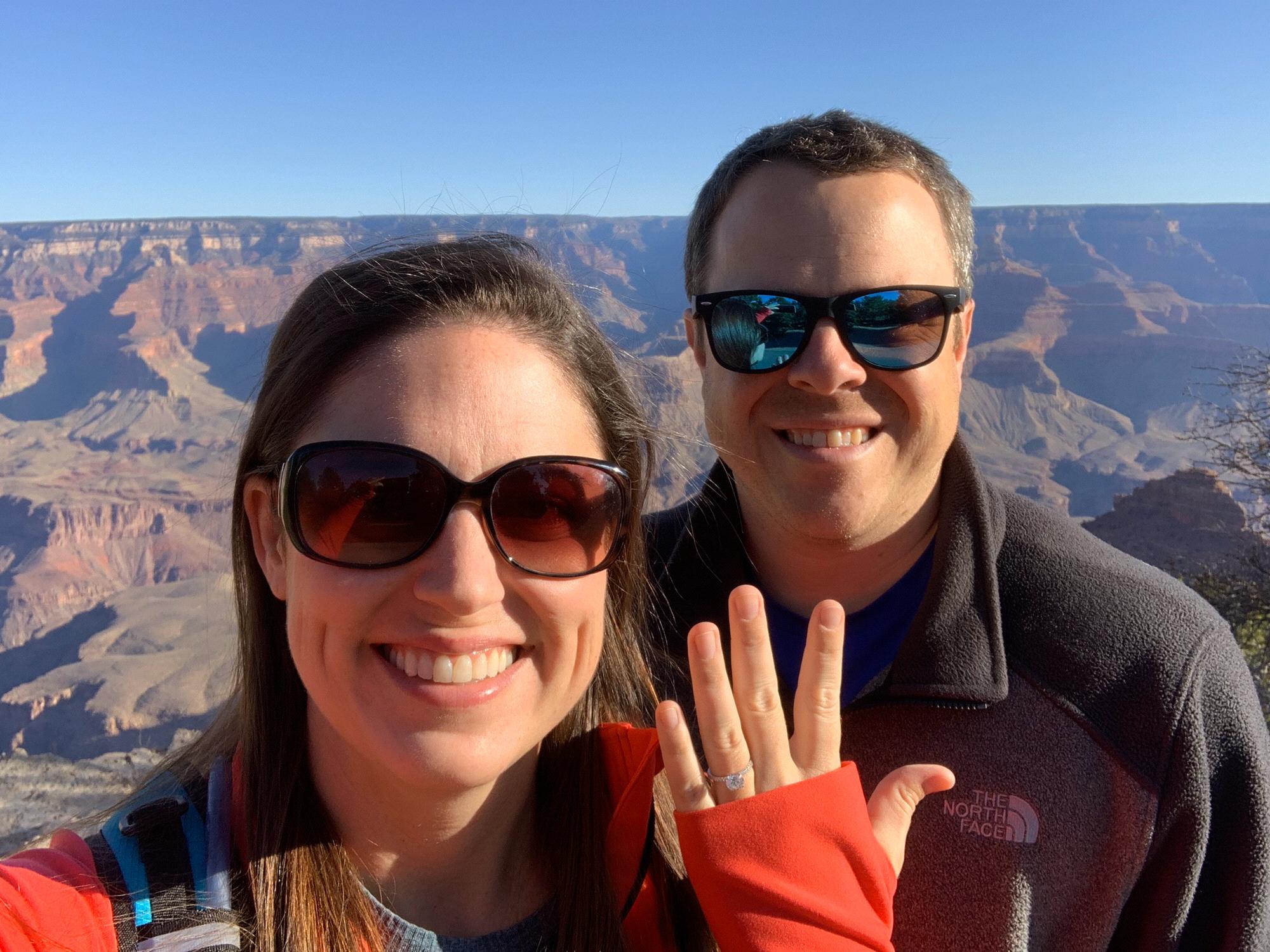 Engaged at the Grand Canyon!