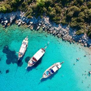 Bodrum Boat Tour on Honeymoon