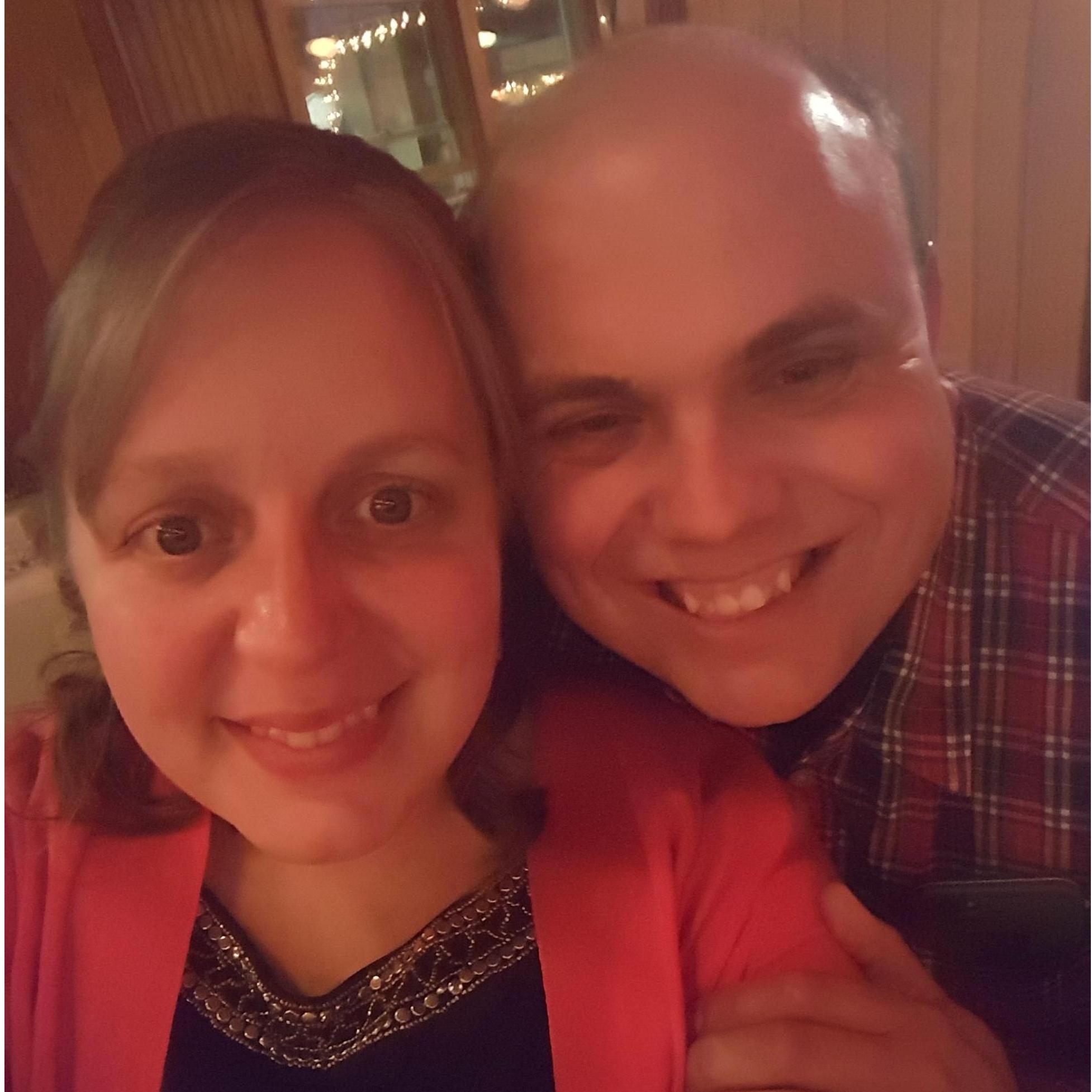 Celebrating with Sean and Mandy during their wedding!