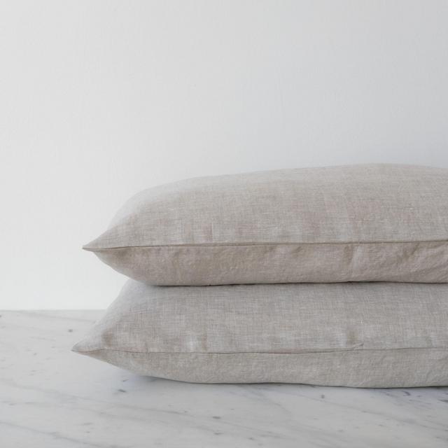 Linen Pillow Case – Mélange, King