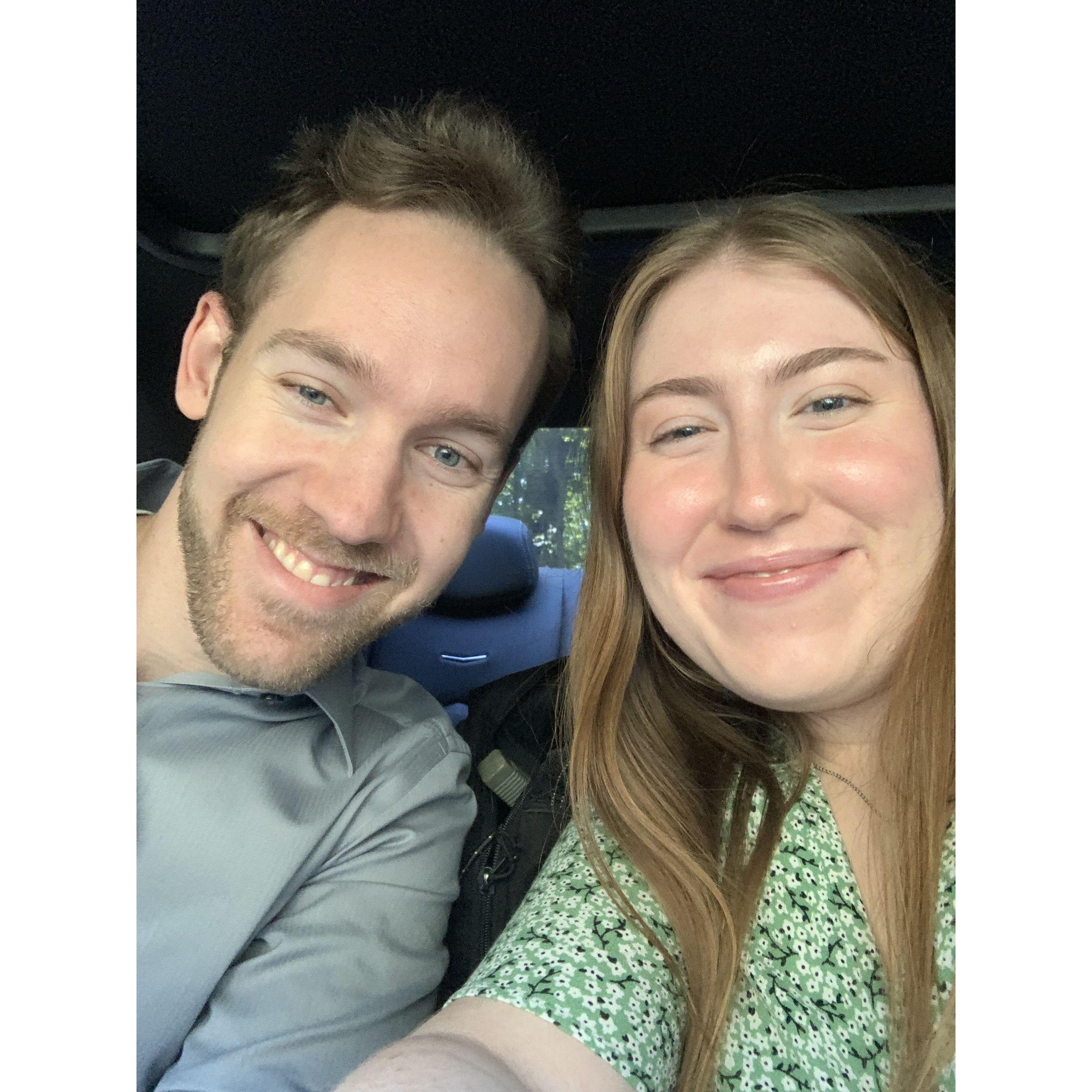 Our second wedding together - for Mike's sister, Emily, 2023