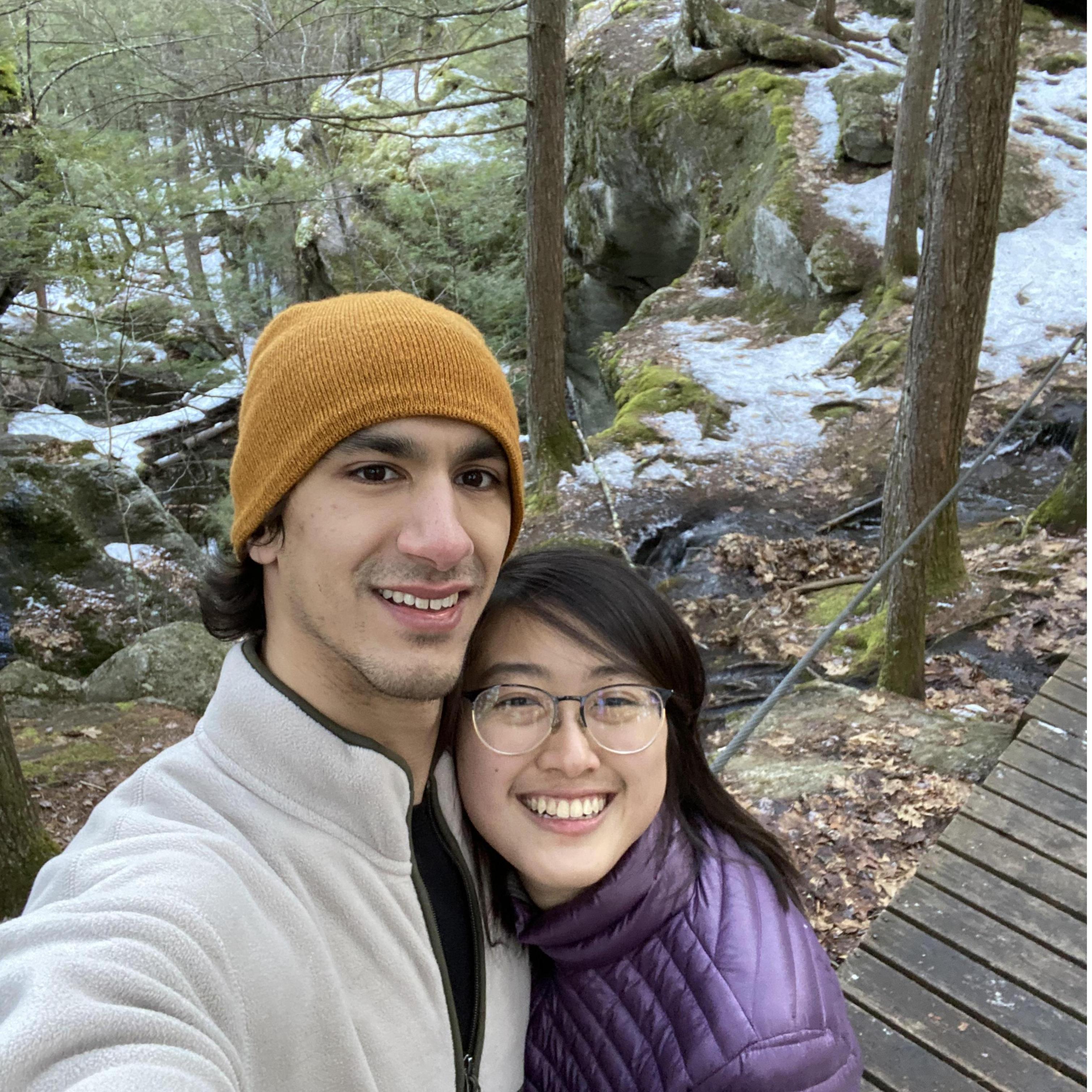 Somehow, we only like hiking when there's snow out...