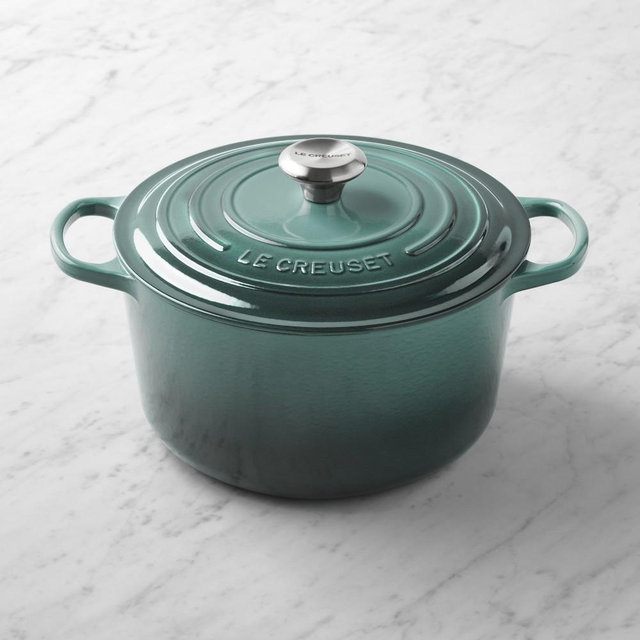 Le Creuset Enameled Cast Iron Signature Deep Round Oven, 6 1/2-Qt., Ocean