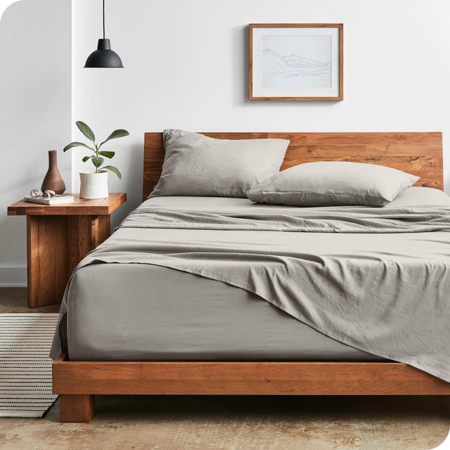 Sandwashed Microfiber Fog King Sheet Set by Bare Home