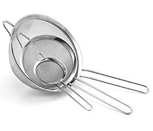 Cuisinart CTG-00-3MS Set of 3 Fine Mesh Stainless Steel Strainers