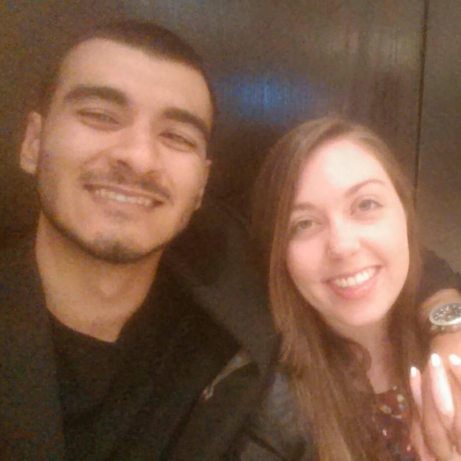 A grainy picture but our only one from our first dating anniversary.