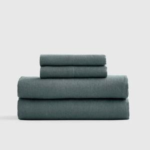 Linen Sheets | Quince in Ocean King Size