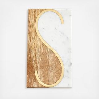 Monogrammed Serving Board