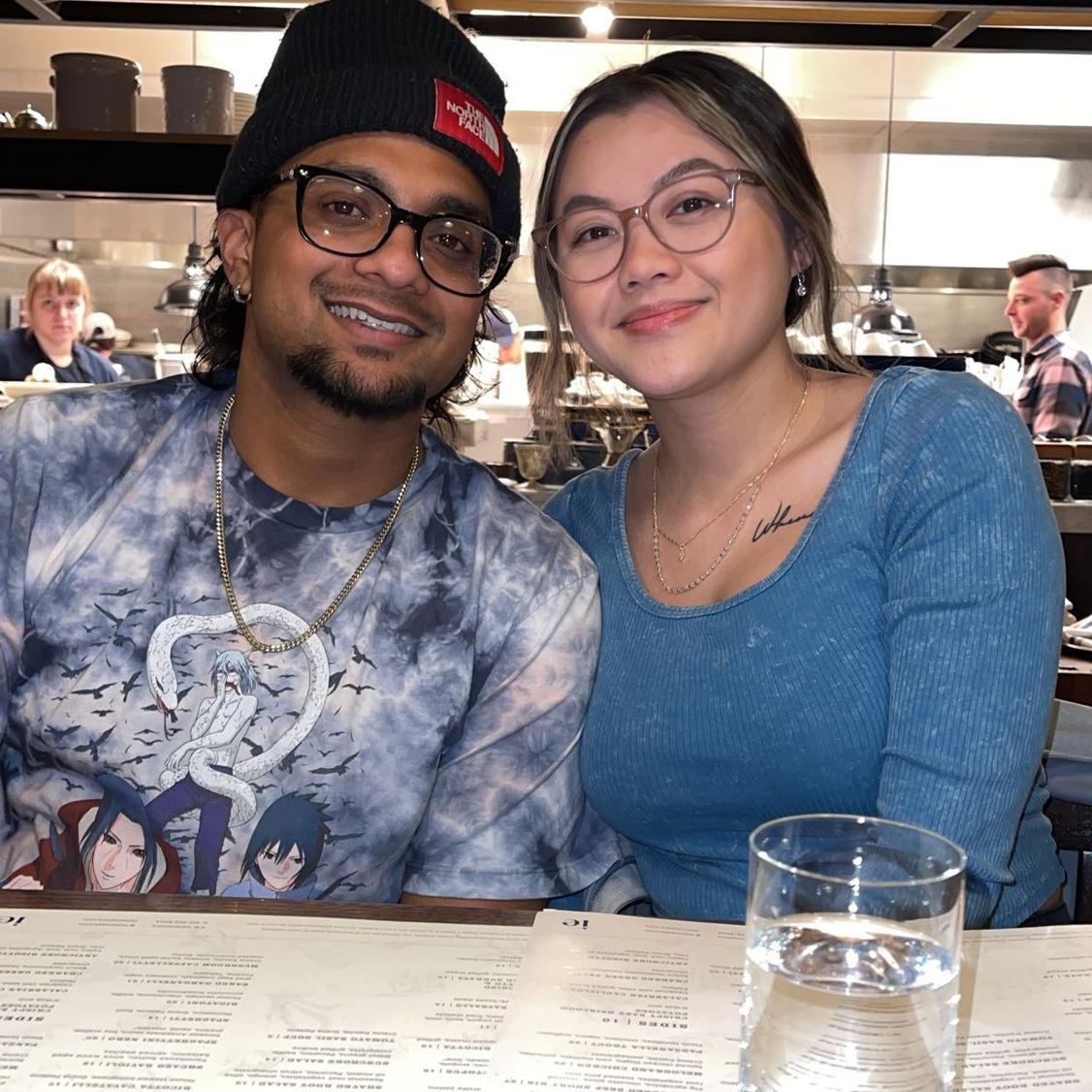 Valentine's and friend's birthday dinner, 2023.
