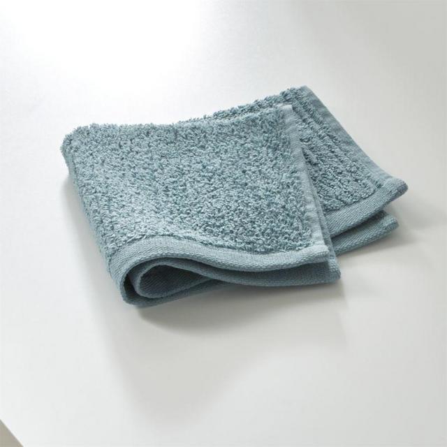 Ribbed Teal Washcloth