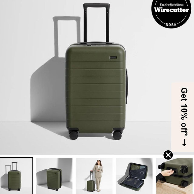 The Carry-On in Olive Green