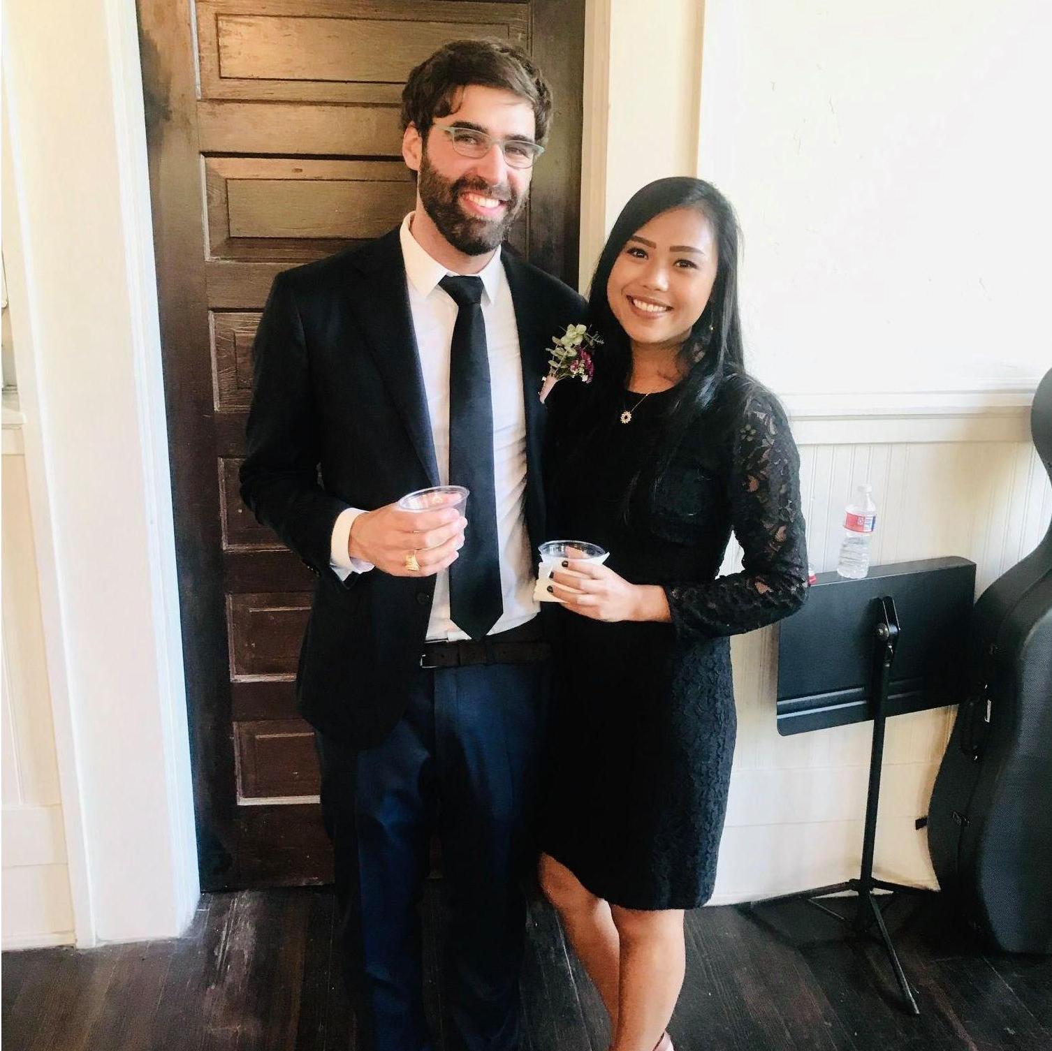 Taylor and Sara's wedding, Houston, TX, 2019.