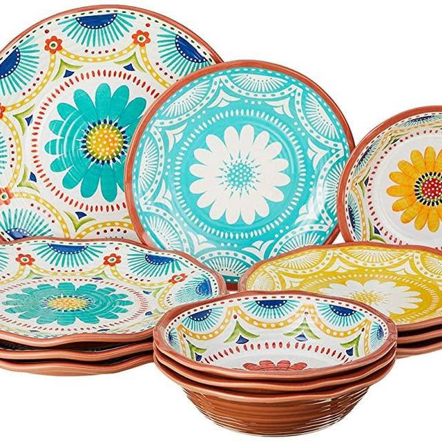 Certified International Vera Cruz Melamine 12 pc Dinnerware Set