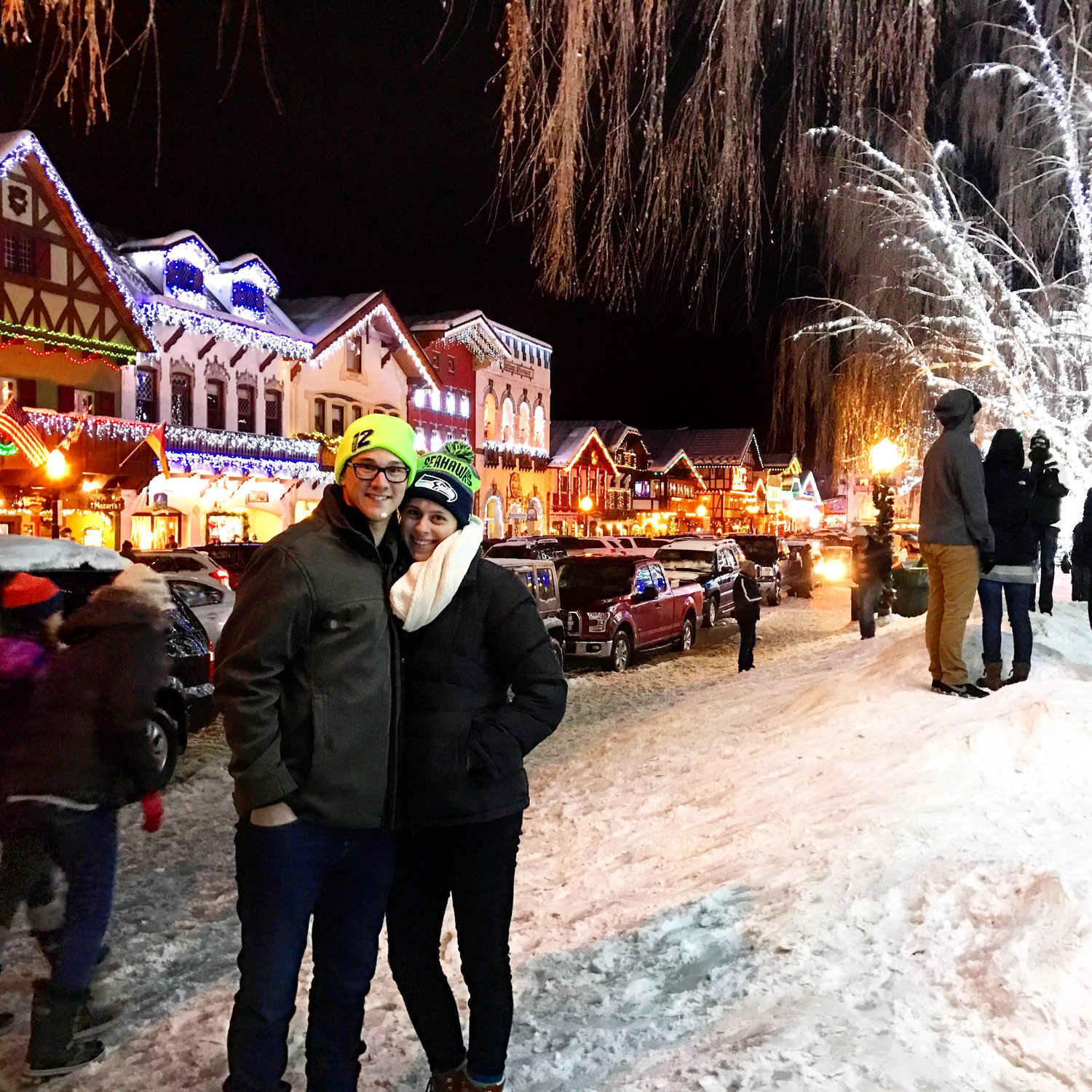 Enjoying the Leavenworth beauty before Hannah sprained her ankle and Max lost both of his phones...