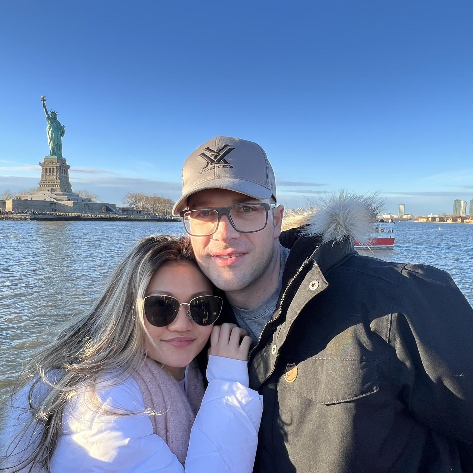 1/1/2023-First time visiting the Statue of Liberty