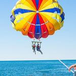 Jet ski, scuba dive, snorkel, parasaile, kayak, fish