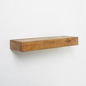 Reclaimed Wood Floating Shelf- 2Ft, Reclaimed Pine