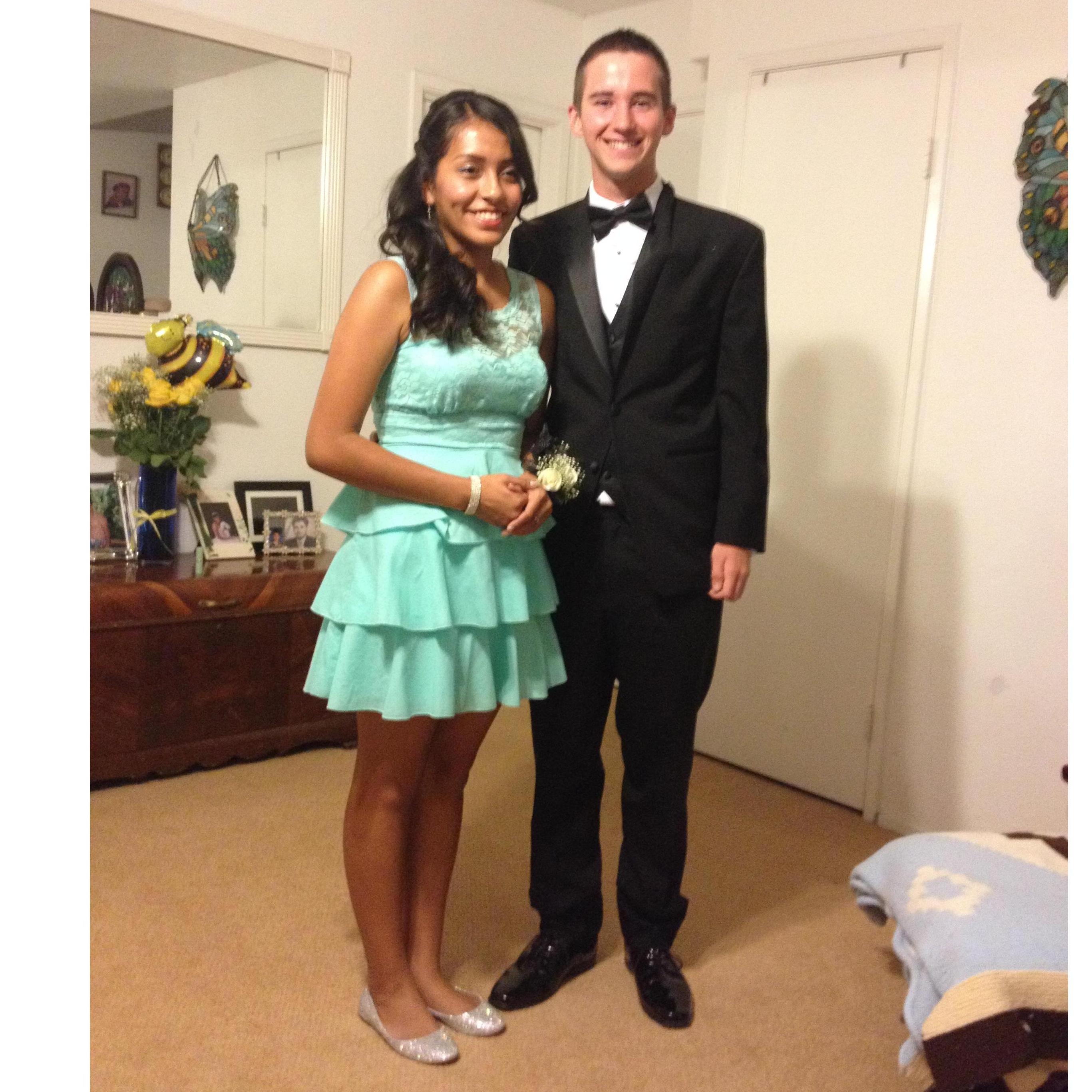 First highschool dance