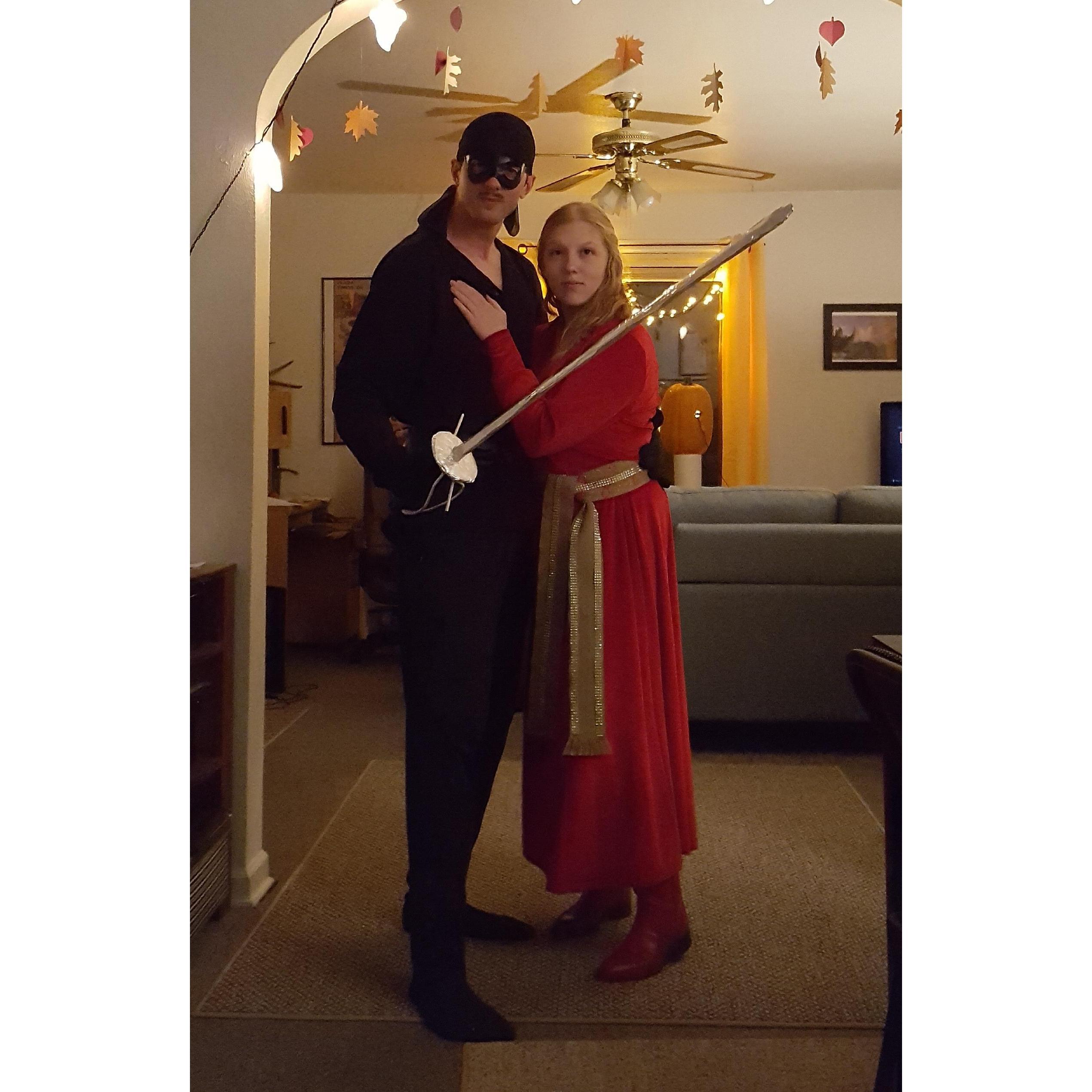 We have learned the secrets of the Fire Swamp, we could live there quite happily for some time!
Halloween, 2017