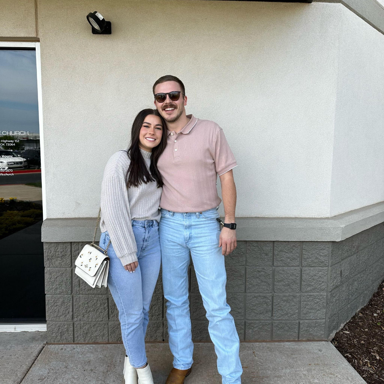One of our first church dates!