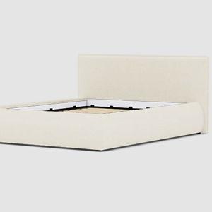 Ara Bed - Queen - Upholstered - Snowdrift - Storage Round / Square / French