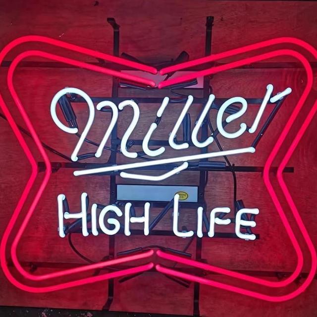 Neon Signs Beer Bedroom miller High Life Beer Glass Neon Signs for Man Cave Birthday Party Neon Light Art Wall Lights 24 X 20 Inches