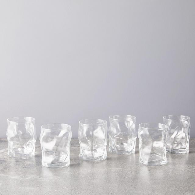 Italian Crinkle Glasses (Set of 6)