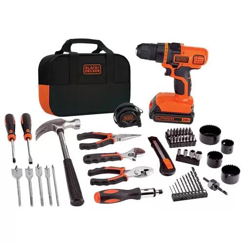 BLACK+DECKER 68-Piece Household Tool Set