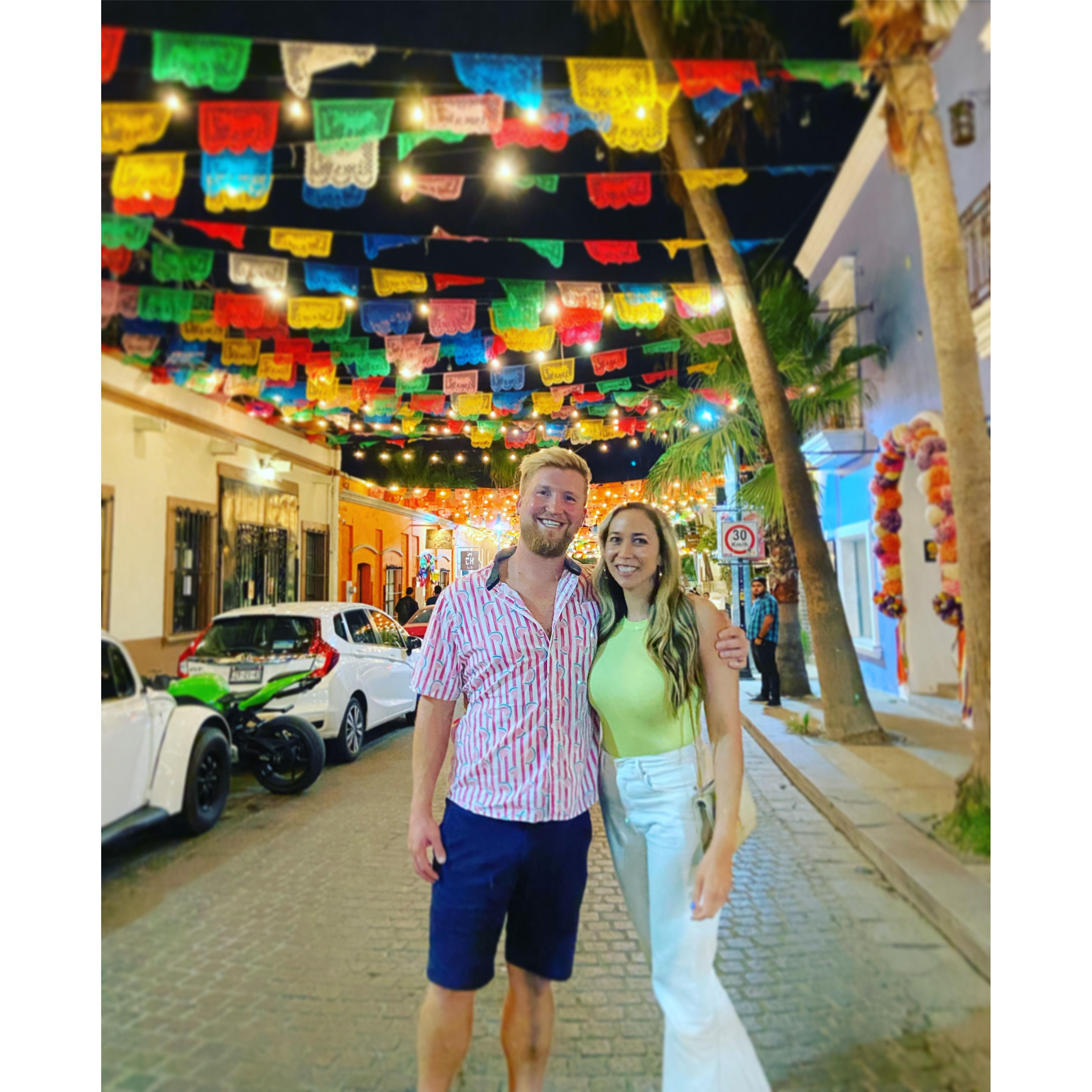 A night out in San Jose del Cabo---right next to La Lupita