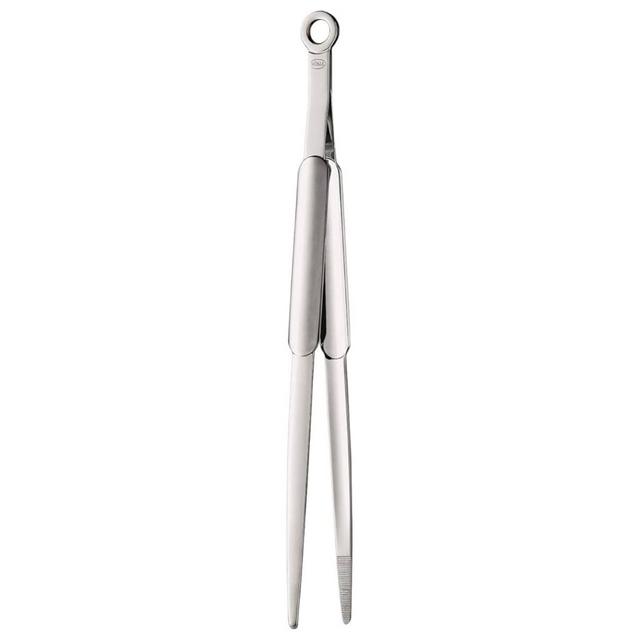 Rösle Stainless Steel Fine Tongs, 12.2-inch,Silver