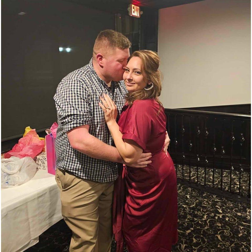 The night we were engaged! February 26th, 2024