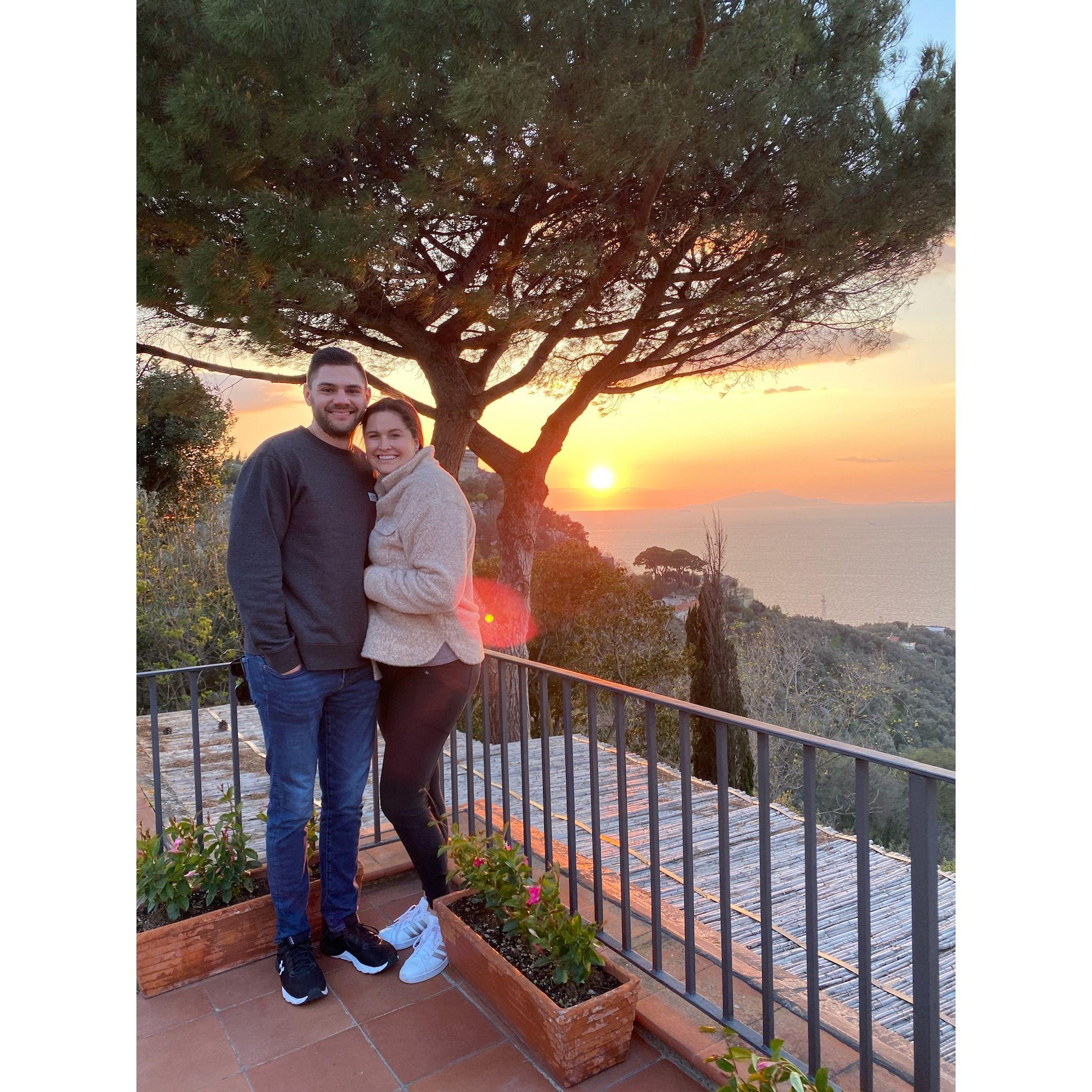 Sunset in Massa Lubrense