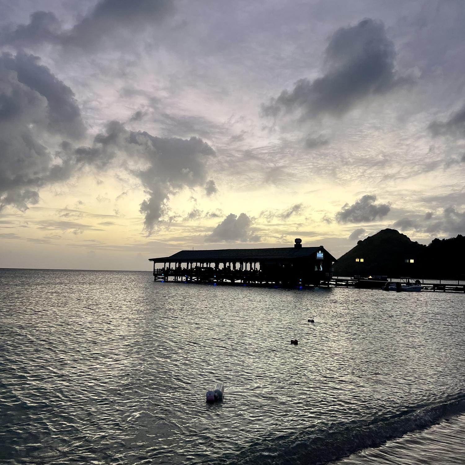 We visited one of the sister resorts and went to dinner at this restaurant on the pier. It was so beautiful!