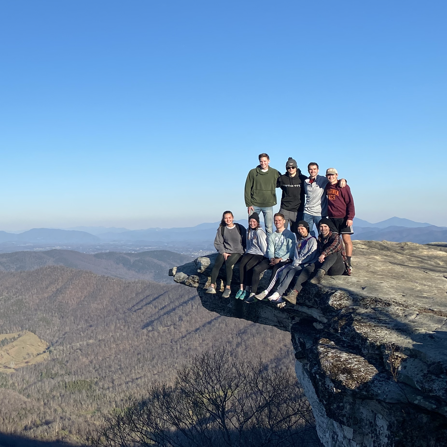 Hiking with friends!
