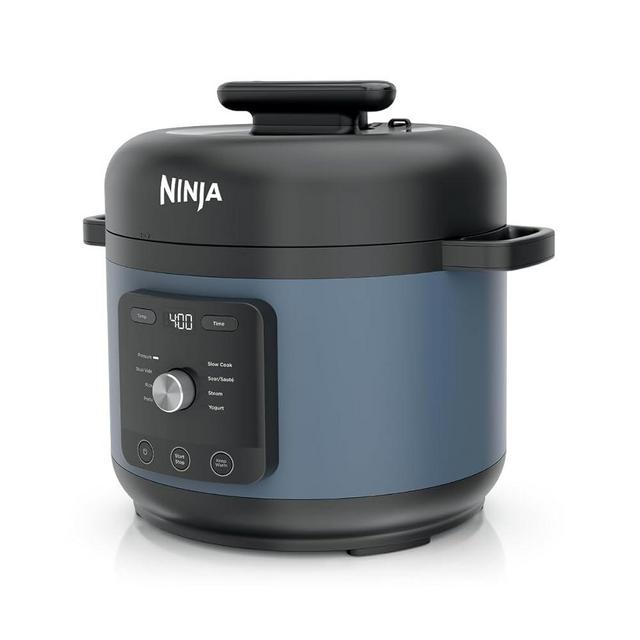 Ninja HyperHeat 9-in-1, 6.5-qt Pressure Cooker that Steams, Slow Cooks, Sears, Sautés, Sous Vide, Yogurt & More, with SimpliServe Pot, Powerful 1200-Watt, Blue Macaron​, PC201