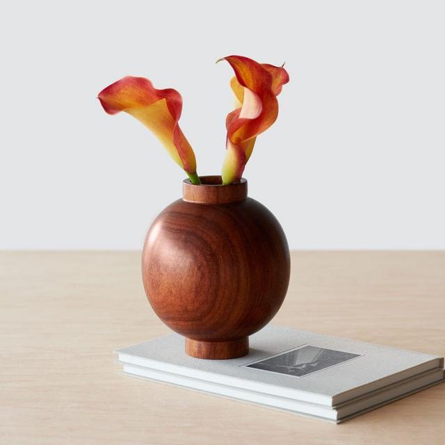 Tikal Wood Vase