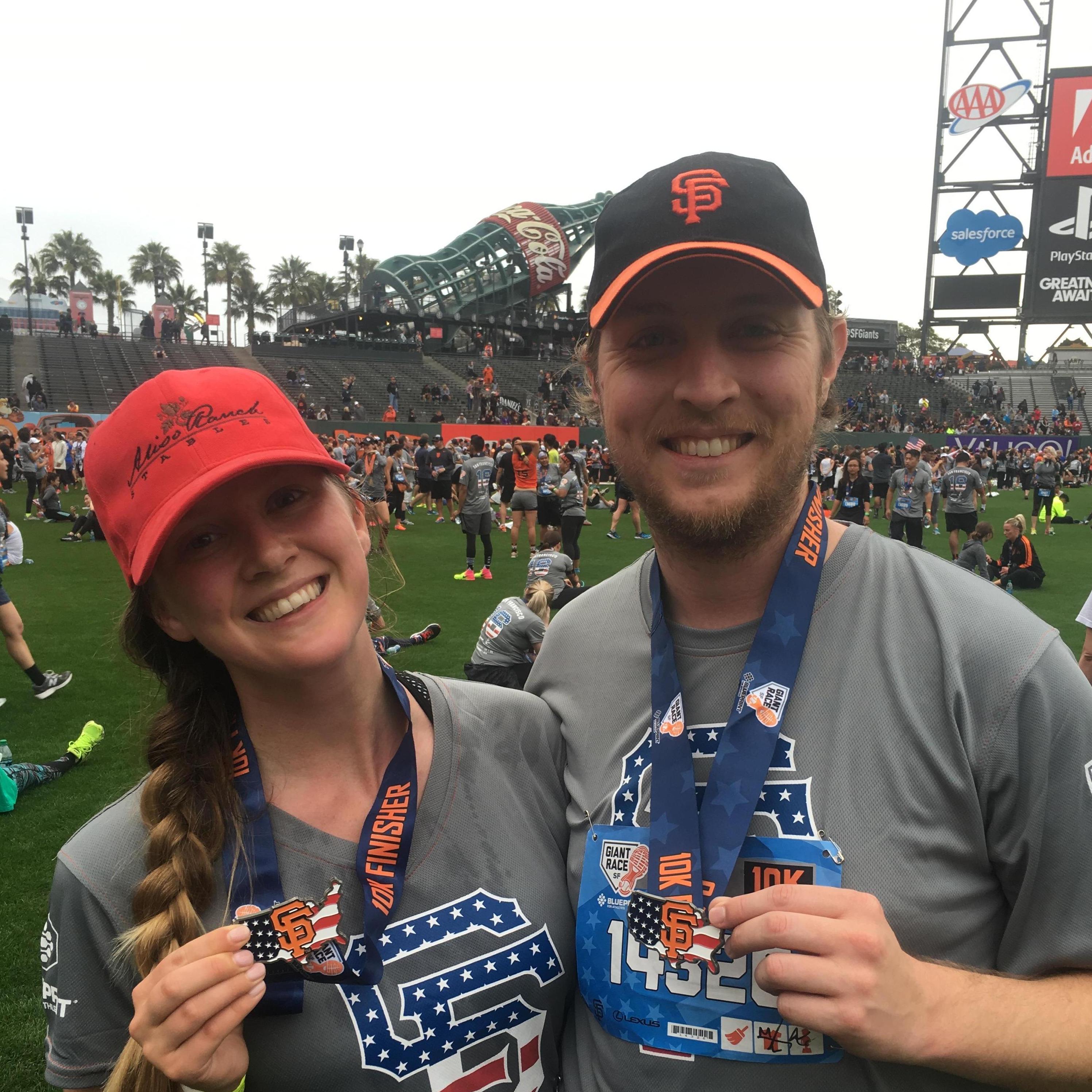 Our first (and Devan's ONLY) 10k | San Francisco, CA | September 11, 2016