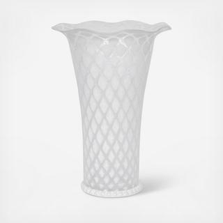 Trellis Flared Vase