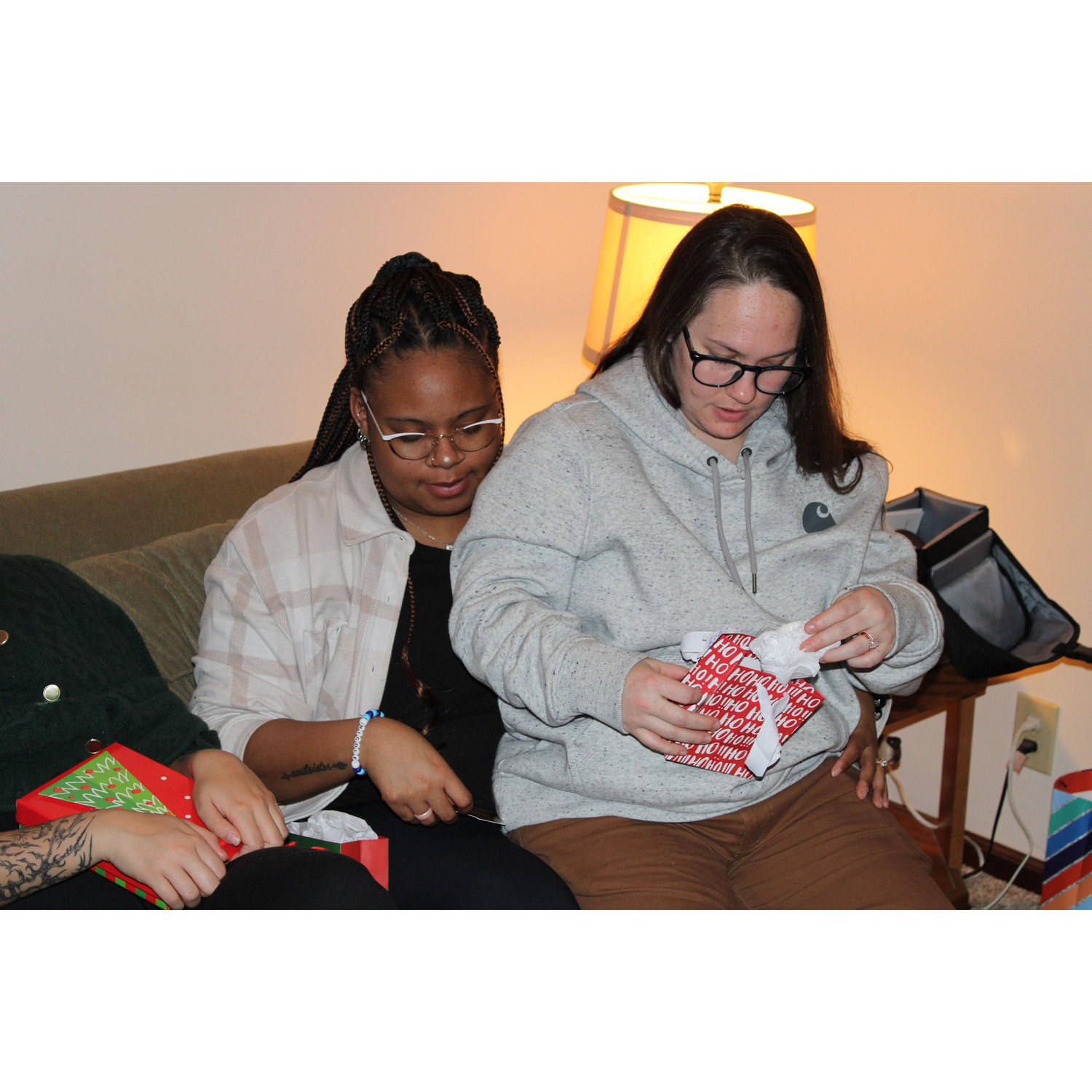 Ayanna and Nicole at Christmas Eve!