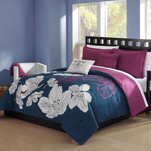 Colormate Colormate 5 Piece Comforter Set - Night Blooms