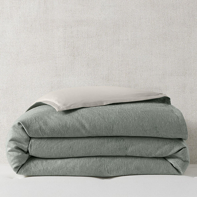 Hudson Park Collection Gingko Strie Duvet Cover, Full Queen - Exclusive
