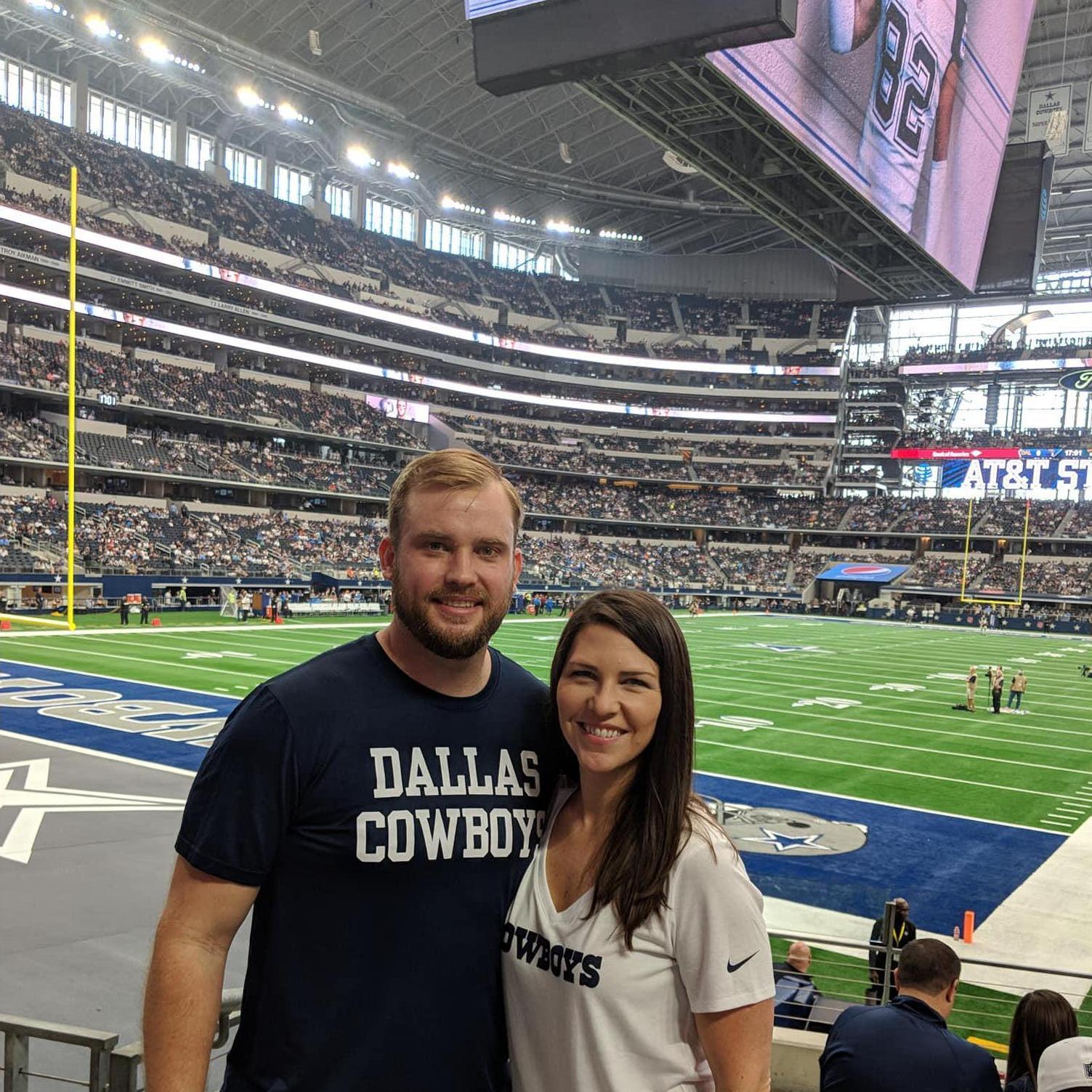 Took Jon to a Cowboy's game for his 30th!