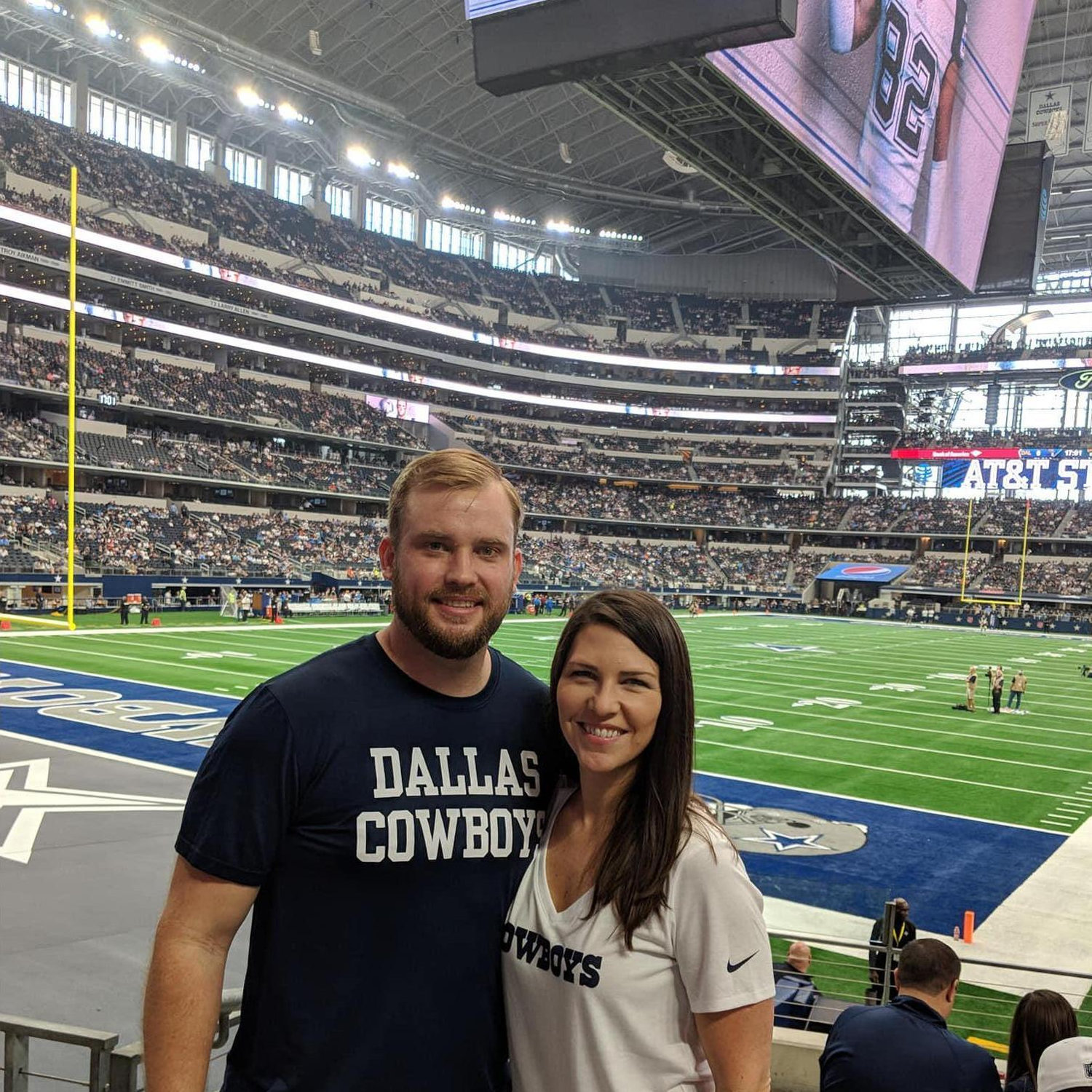 Took Jon to a Cowboy's game for his 30th!